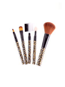Set de brochas para maquillaje Animal Print