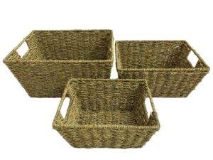 Set x 3 Canasta Natural
