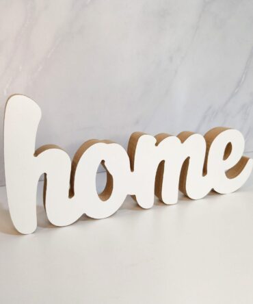 Adorno de Madera Home 25 x 12 cm