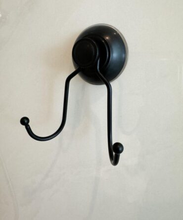 Ganchos cromados NEGRO