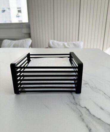 Servilletero Cromado NEGRO