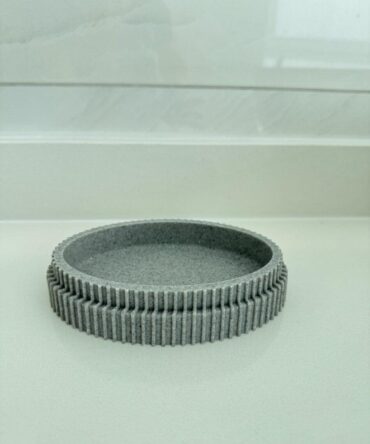 Jabonera Tramada Gris