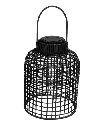 FANAL SOLAR RATTAN ROMA L NEGRO