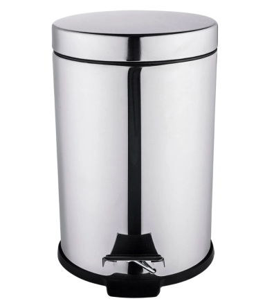 Tacho Acero c/ Pedal 12 lts – Cierre Soft