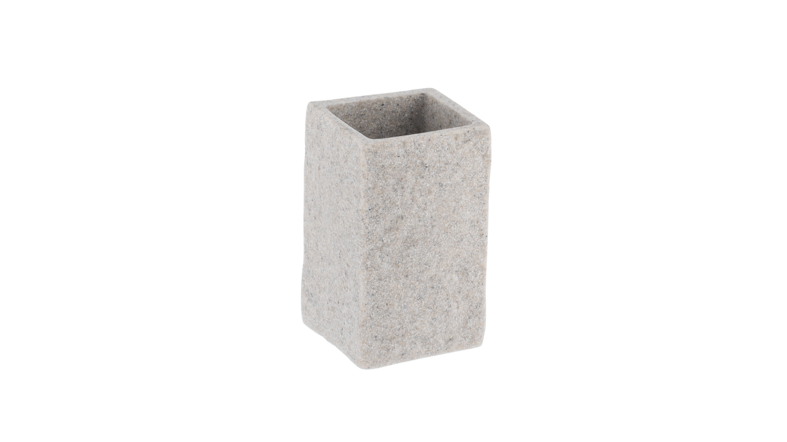 Porta cepillos Stone gris (Vaso) (6052G)